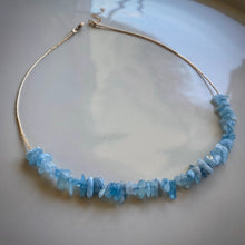 Load image into Gallery viewer, aquamarine sofia necklace