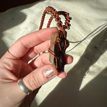 Load image into Gallery viewer, boulder opal talisman (brown with gold)