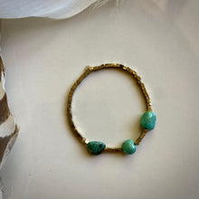 Load image into Gallery viewer, cinch bracelet (turquoise nuggets)
