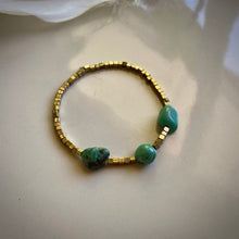 Load image into Gallery viewer, cinch bracelet (turquoise nuggets)