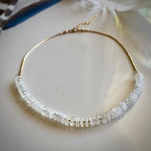 Load image into Gallery viewer, rhodes choker (moonstone)