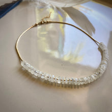 Load image into Gallery viewer, rhodes choker (moonstone)