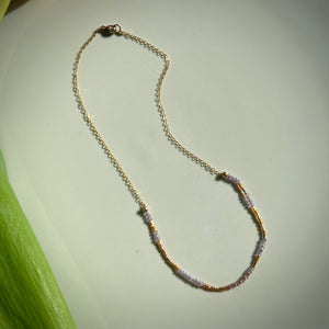 barcelona necklace (amethyst)
