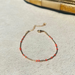 liquid gold bracelet (watermelon)