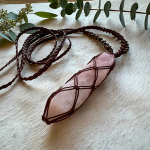 rose quartz talisman