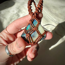 Load image into Gallery viewer, boulder opal talisman (brown)