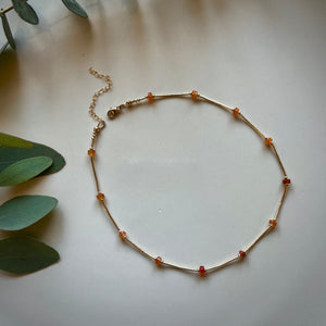 santorini choker (carnelian)
