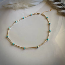 Load image into Gallery viewer, santorini choker (turquoise)