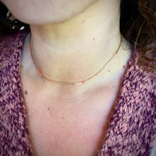 Load image into Gallery viewer, liquid gold choker (watermelon)