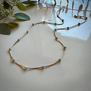 santorini necklace (turquoise)