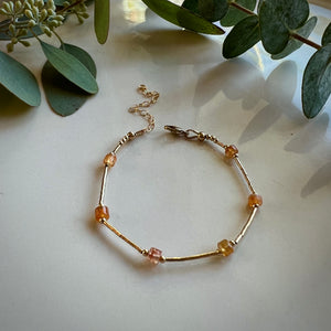 santorini bracelet (carnelian)