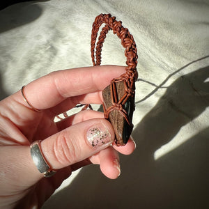 boulder opal talisman (brown)