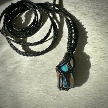 Load image into Gallery viewer, boulder opal talisman (black)