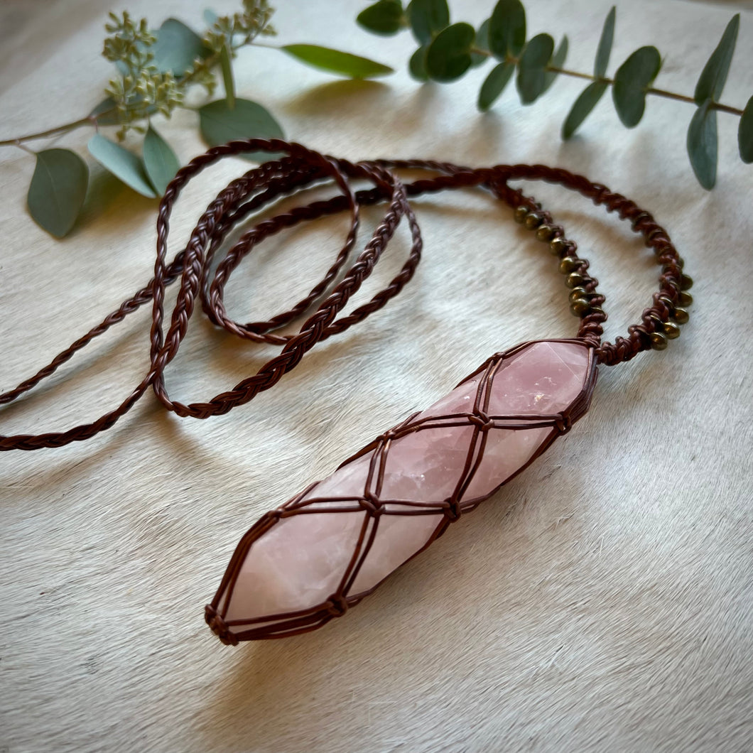 rose quartz talisman