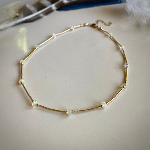 santorini choker (opal)