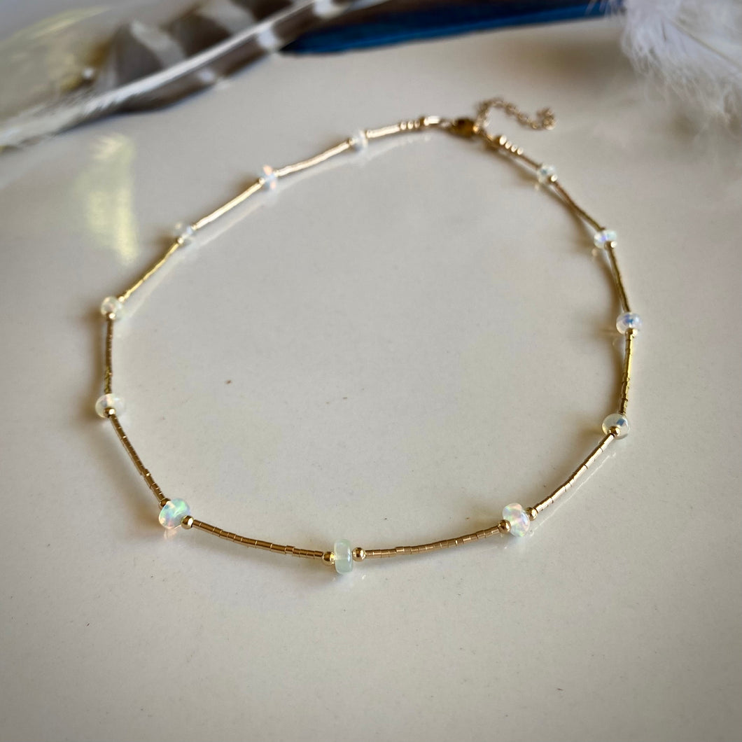 santorini choker (opal)