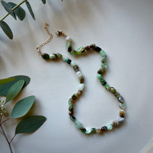 Load image into Gallery viewer, chrysoprase pebble necklace