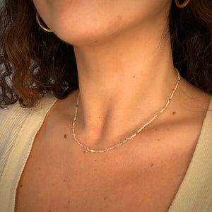 tulum necklace (herkimer diamond)