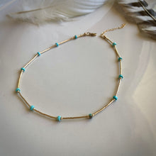 Load image into Gallery viewer, santorini choker (turquoise)