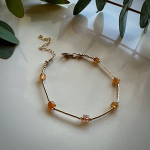 santorini bracelet (carnelian)