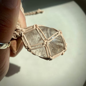 rutilated quartz talisman