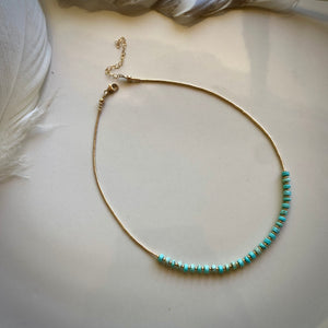 rhodes choker (turquoise)