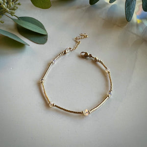 santorini bracelet (opal)