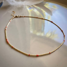 Load image into Gallery viewer, liquid gold choker (watermelon)