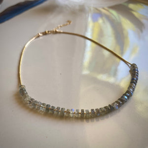 rhodes choker (labradorite)