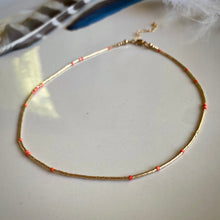 Load image into Gallery viewer, liquid gold choker (watermelon)