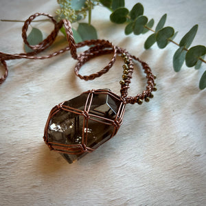 smokey quartz talisman