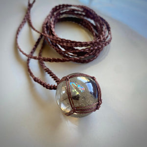 smokey quartz talisman (brown)