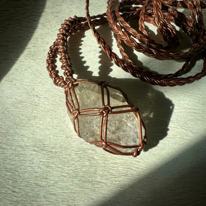 herkimer diamond talisman (bronze)