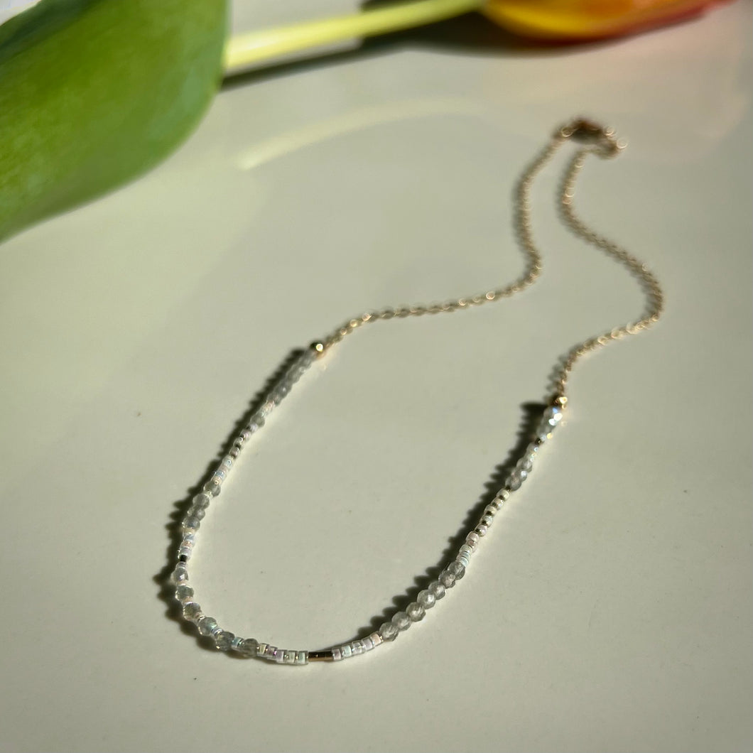 barcelona necklace (labradorite)
