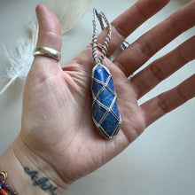 Load image into Gallery viewer, blue quartz talisman