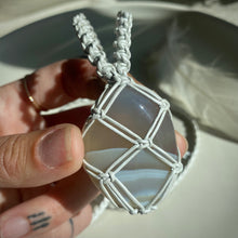 Load image into Gallery viewer, banded agate talisman (pearl)