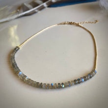 Load image into Gallery viewer, rhodes choker (labradorite)