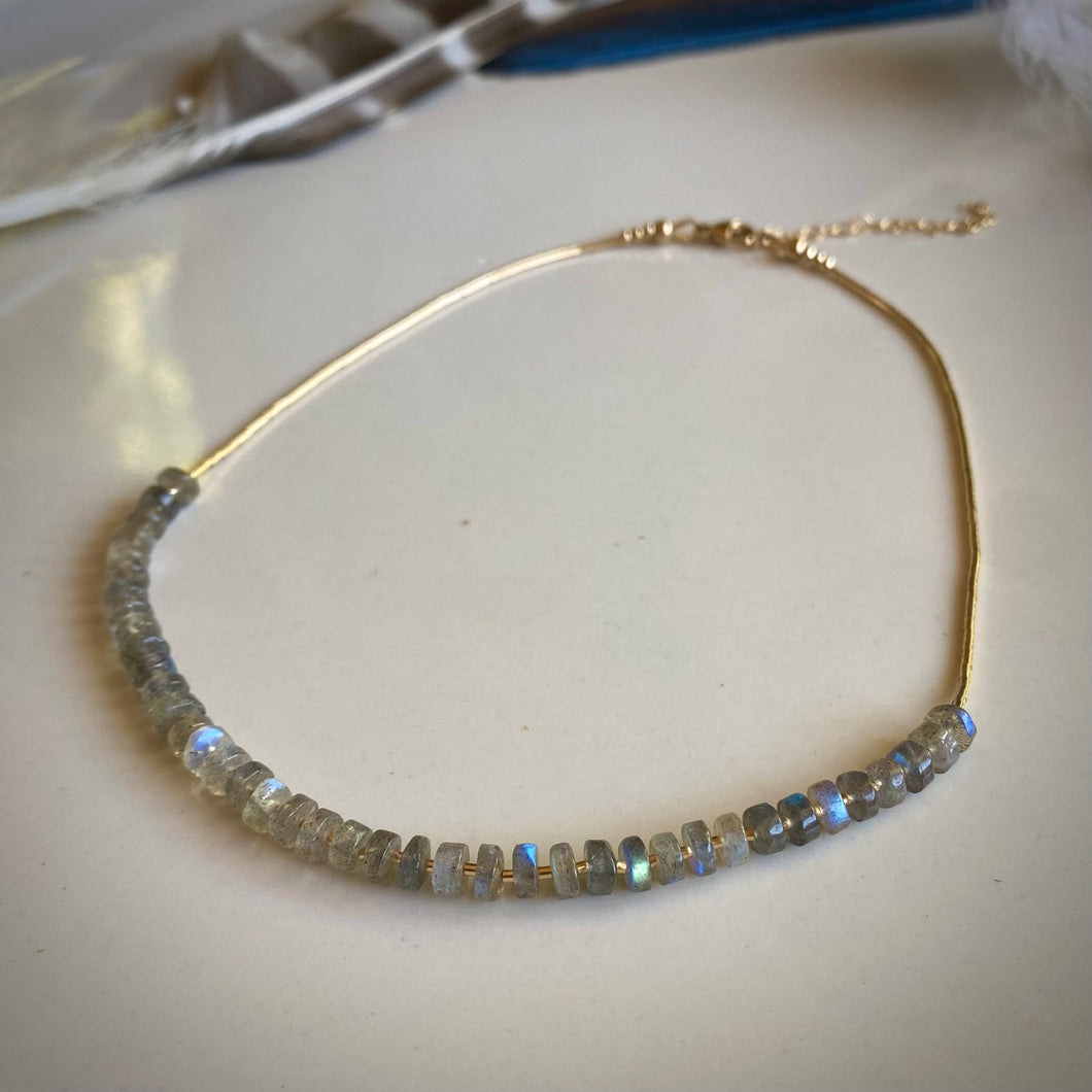 rhodes choker (labradorite)