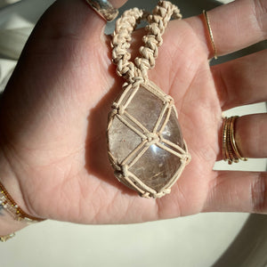 rutilated quartz talisman