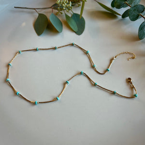 santorini necklace (turquoise)