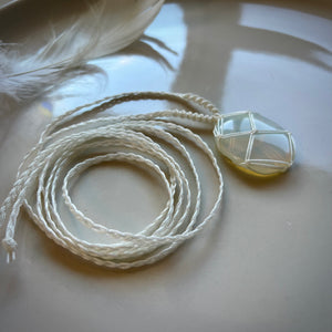 opalite talisman (white)