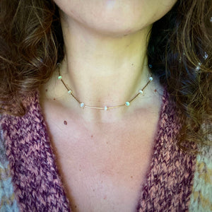 santorini choker (opal)