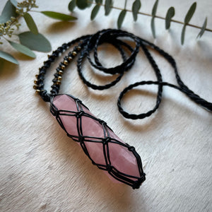 rose quartz talisman