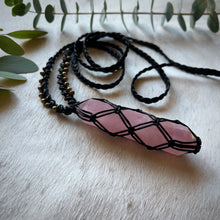 Load image into Gallery viewer, rose quartz talisman