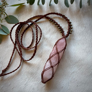 rose quartz talisman