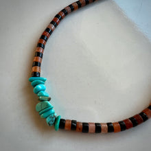 Load image into Gallery viewer, turquoise funky necklace