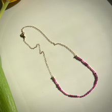 Load image into Gallery viewer, barcelona necklace (ruby)