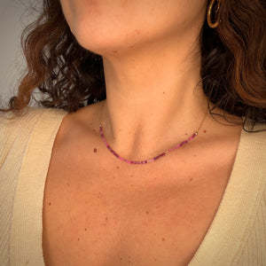 barcelona necklace (ruby)