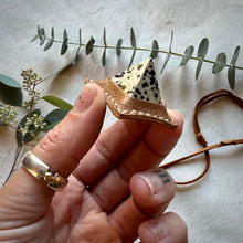 Load image into Gallery viewer, dalmation jasper pyramid horizon necklace