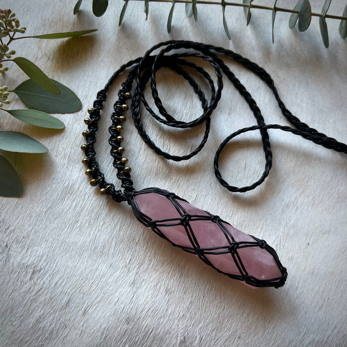 rose quartz talisman